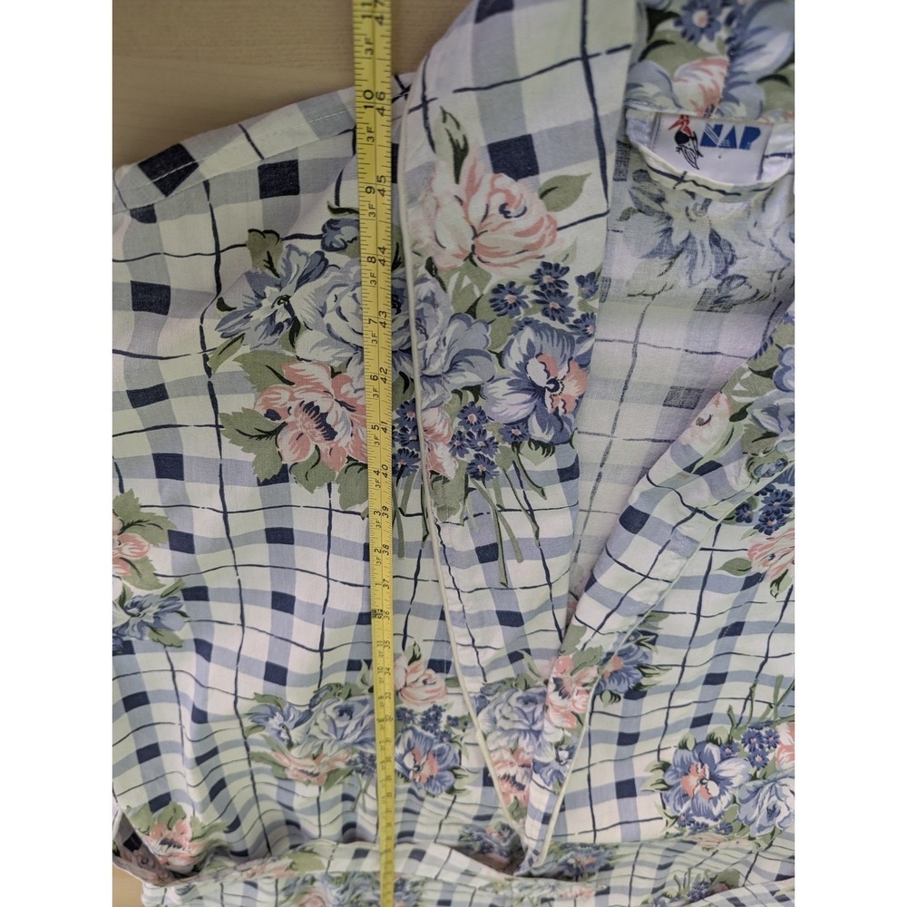 Vintage Robe NAP Rose With‎ Pockets - Picture 9 of 13